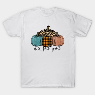 It's Fall Y'all Pumpkin T-Shirt